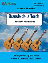 Bransle de la Torch Guitar and Fretted sheet music cover